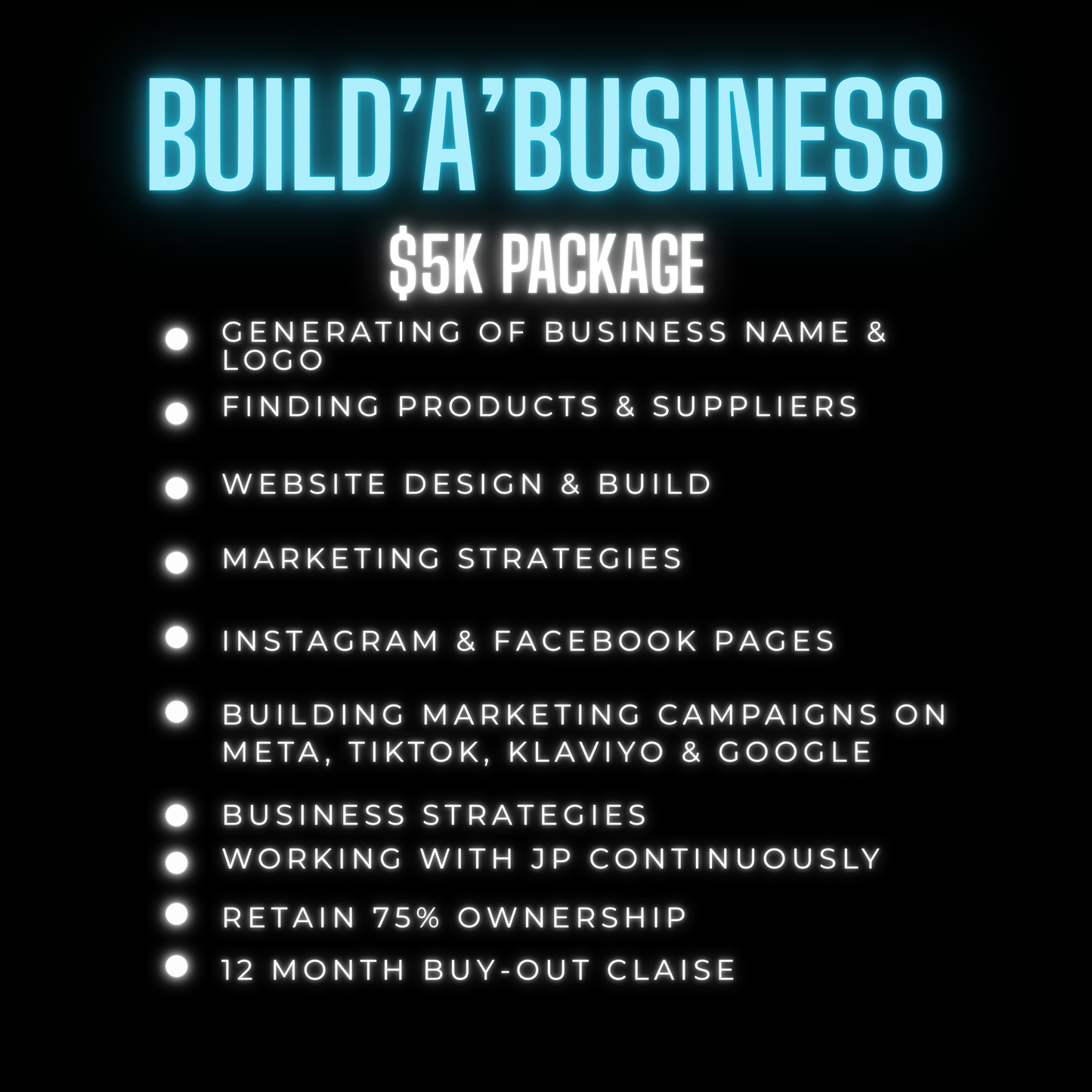 Build'A'Business $5k Package